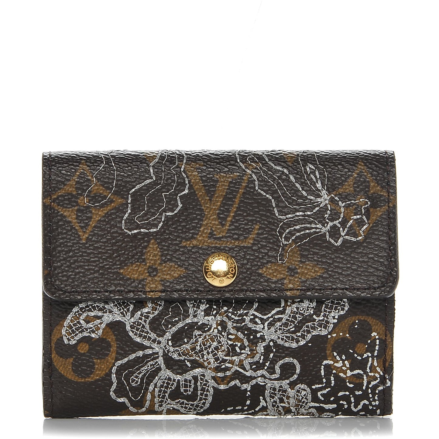 Monogram Dentelle Ludlow Wallet Silver