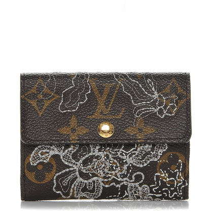 Louis Vuitton Monogram Dentelle Ludlow Wallet Silver 1 of 6