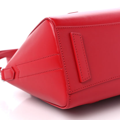 Givenchy Box Calfskin Mini Lock Antigona Shoulder Bag Red 7 of 8