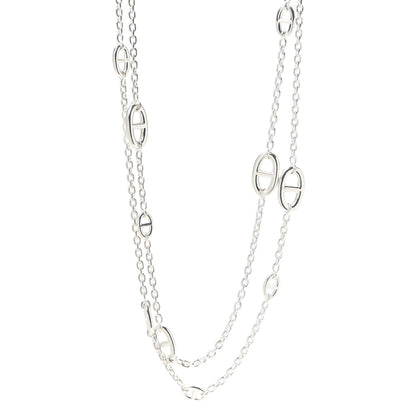 Hermes Sterling Silver Farandole Necklace 120 1 of 5