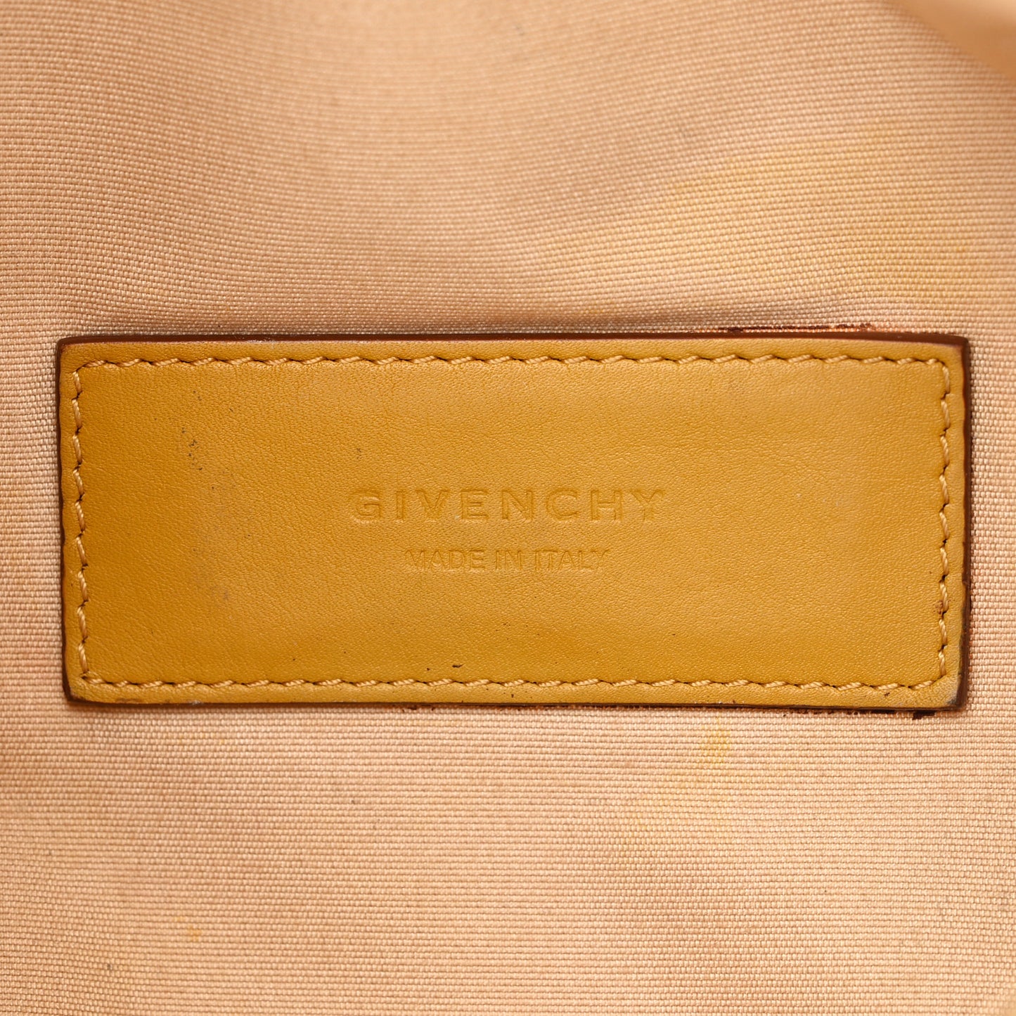 Calfskin Whip Bum Bag Yellow Curry