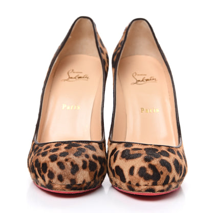 Christian Louboutin Calf Hair Leopard Print Filo 120 Pumps 40 Leopard Black 2 of 10