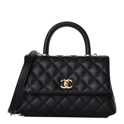 Chanel Caviar Quilted Mini Coco Handle Flap Black 1 of 11