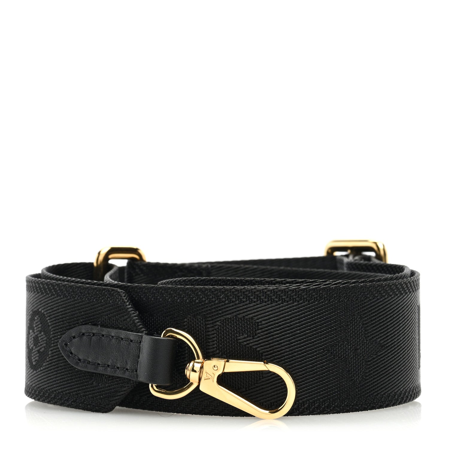 Louis Vuitton Jacquard Alma BB Shoulder Strap Black 2 of 3