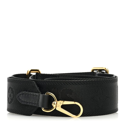Louis Vuitton Jacquard Alma BB Shoulder Strap Black 2 of 3