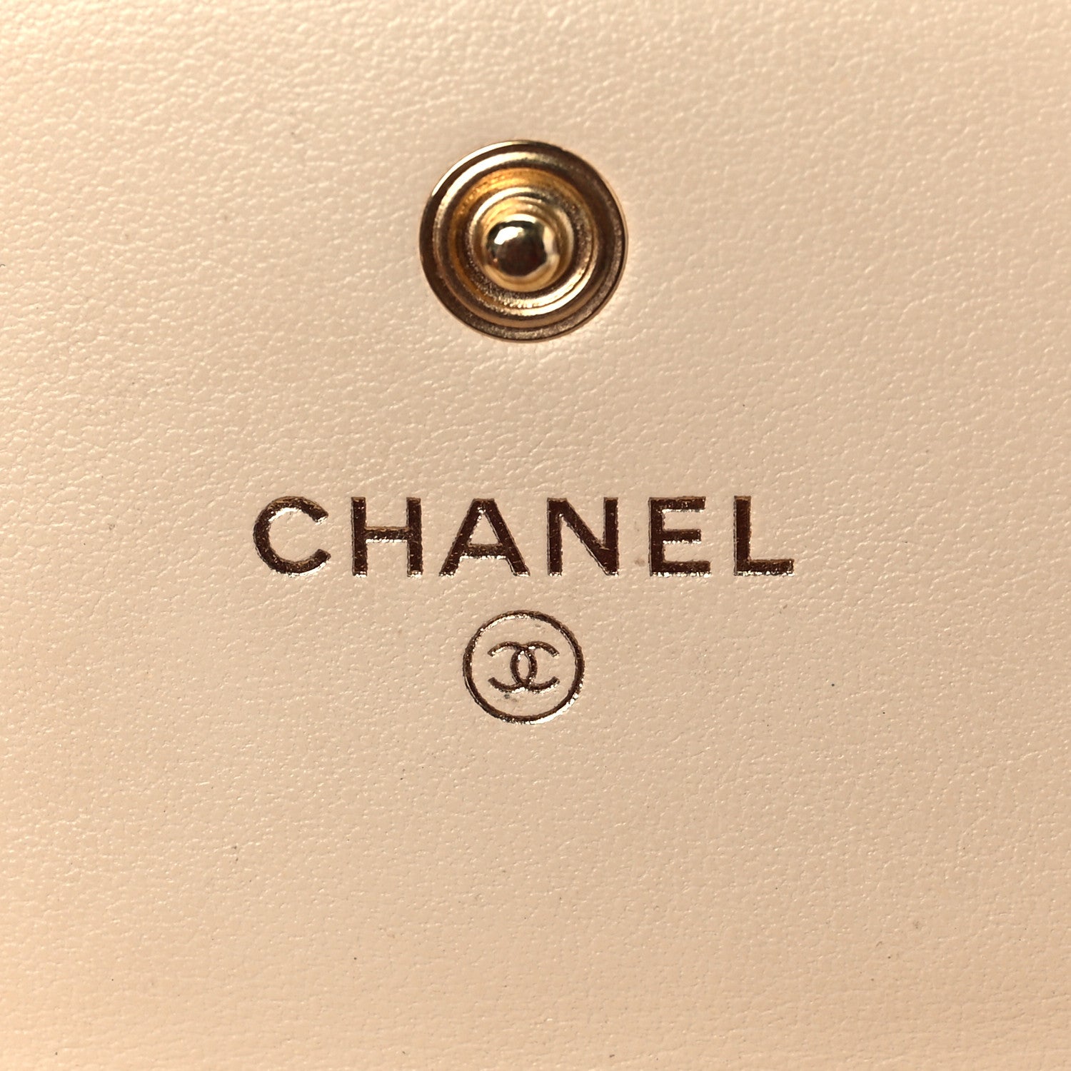 Chanel Lambskin Quilted Chanel 19 Flap Wallet Beige 6 of 7