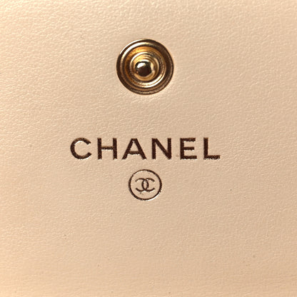 Chanel Lambskin Quilted Chanel 19 Flap Wallet Beige 6 of 7