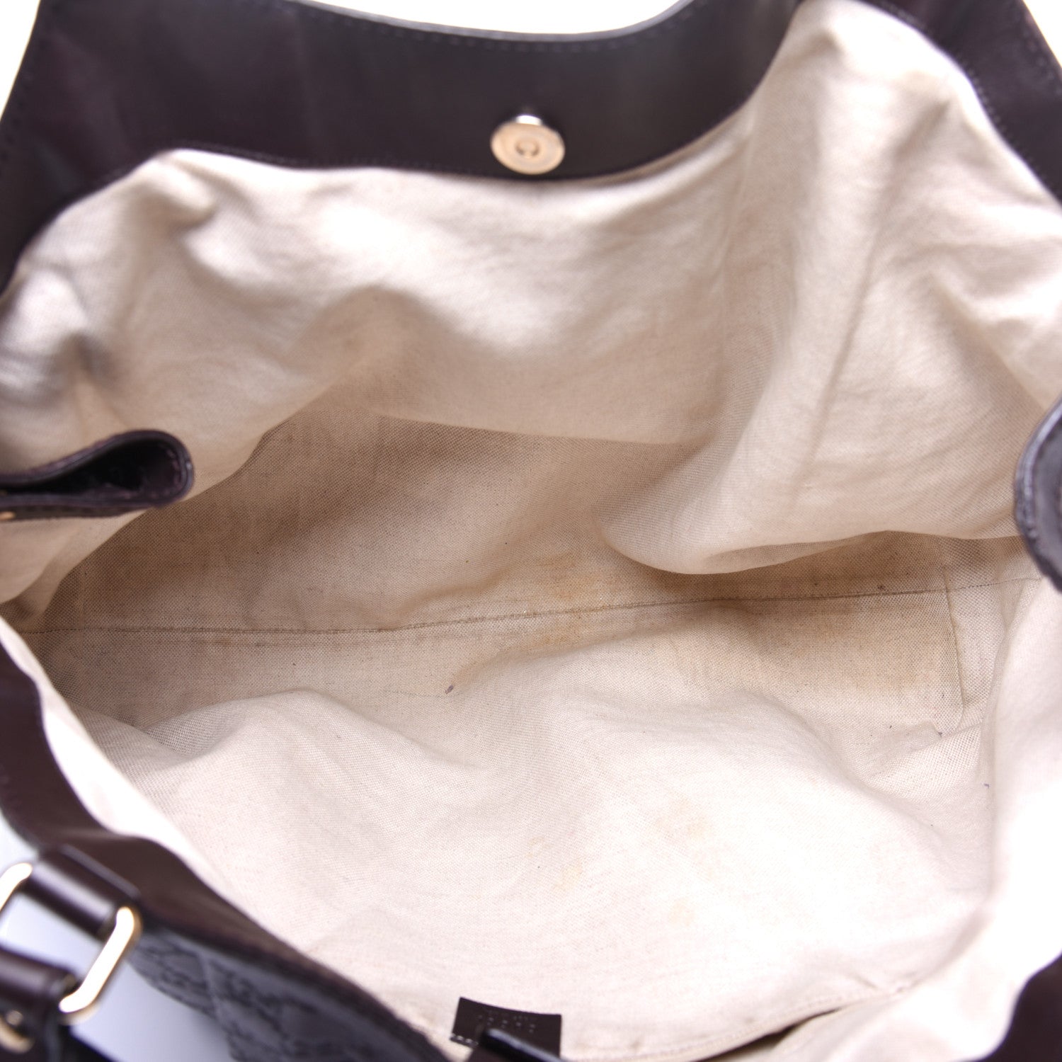 Gucci Guccissima Signature Large Sukey Tote Chocolate 5 of 13