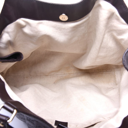 Gucci Guccissima Signature Large Sukey Tote Chocolate 5 of 13