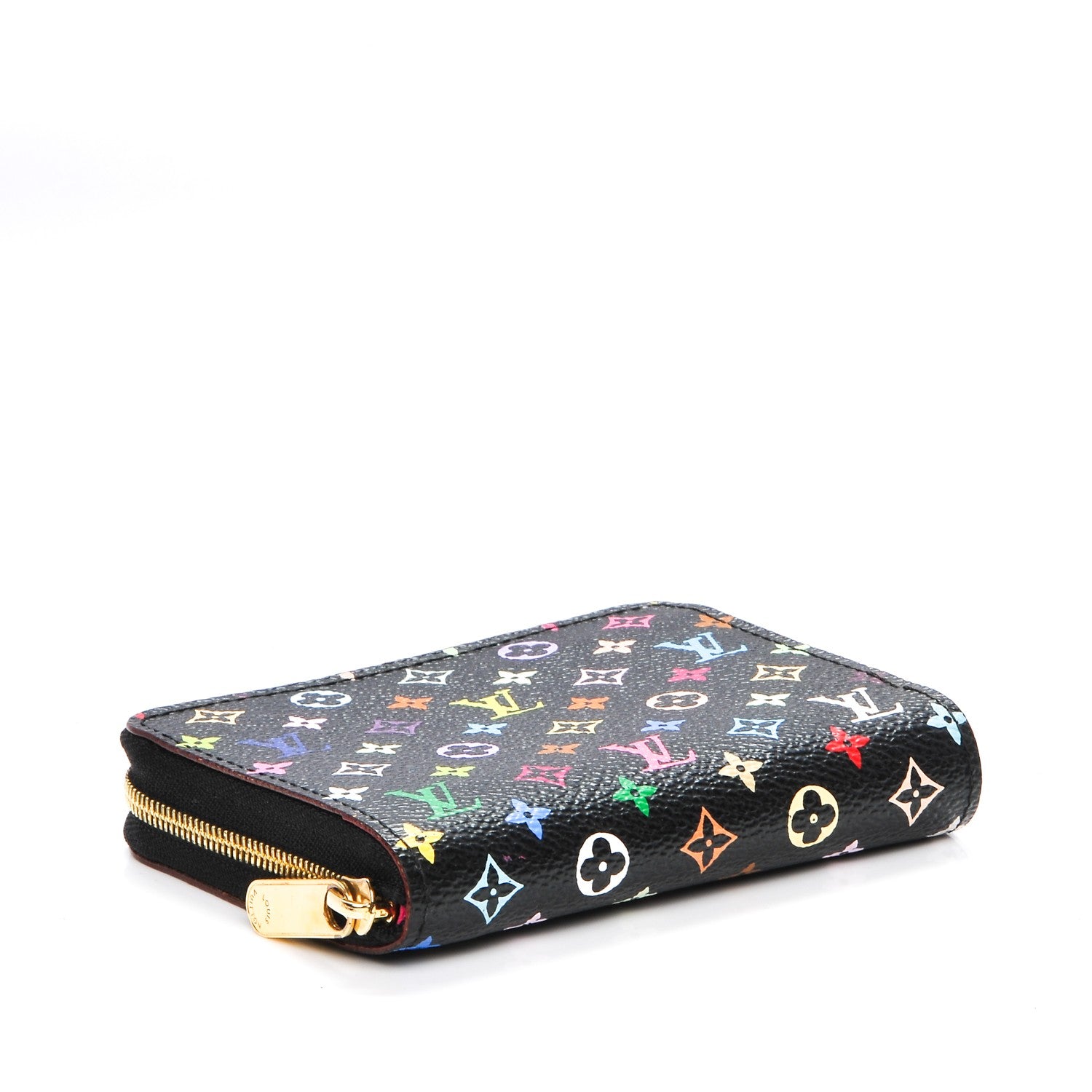 Louis Vuitton Monogram Multicolor Zippy Coin Purse Black Grenade 4 of 6
