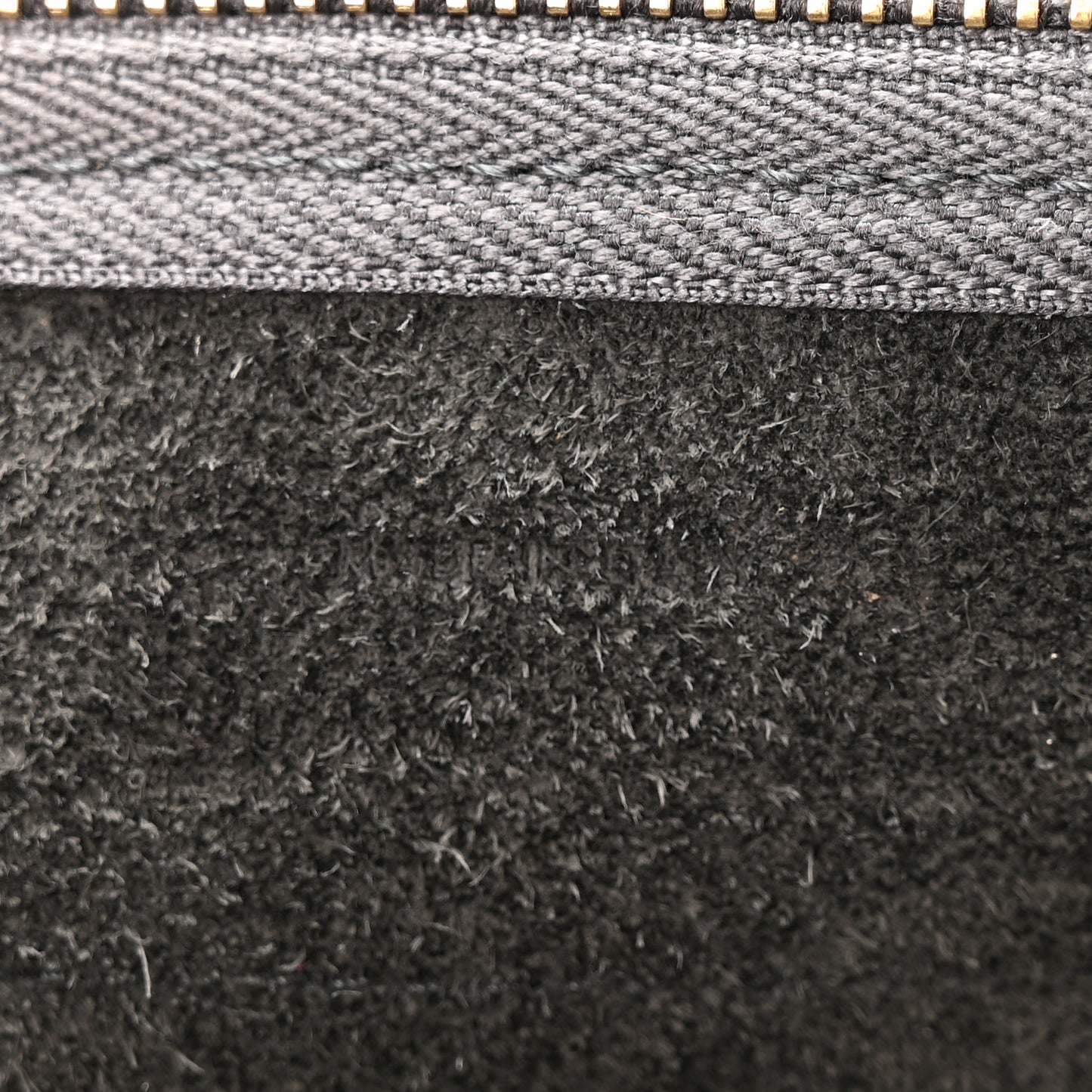 Grained Calfskin Nano Belt Bag Grey