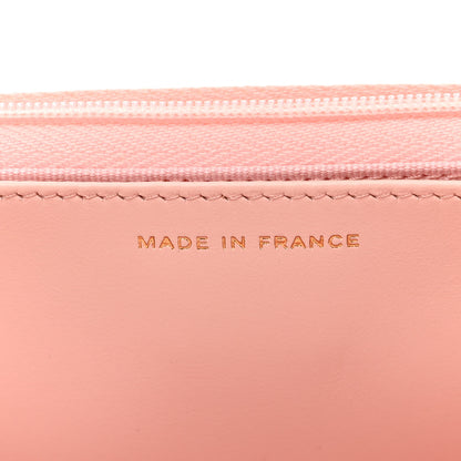 Chanel Caviar Quilted Wallet on Chain WOC Light Pink 7 of 13