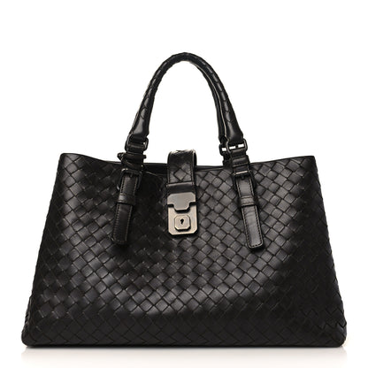 Bottega Veneta Light Calf Intrecciato Small Roma Brown 1 of 17