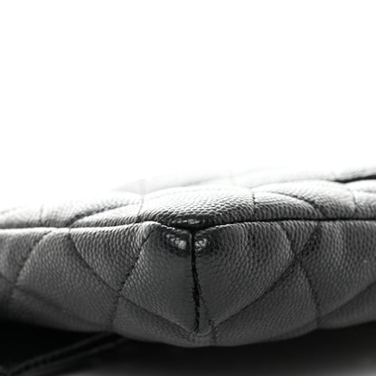 Chanel Caviar Quilted Flap Clutch Black 11 of 11