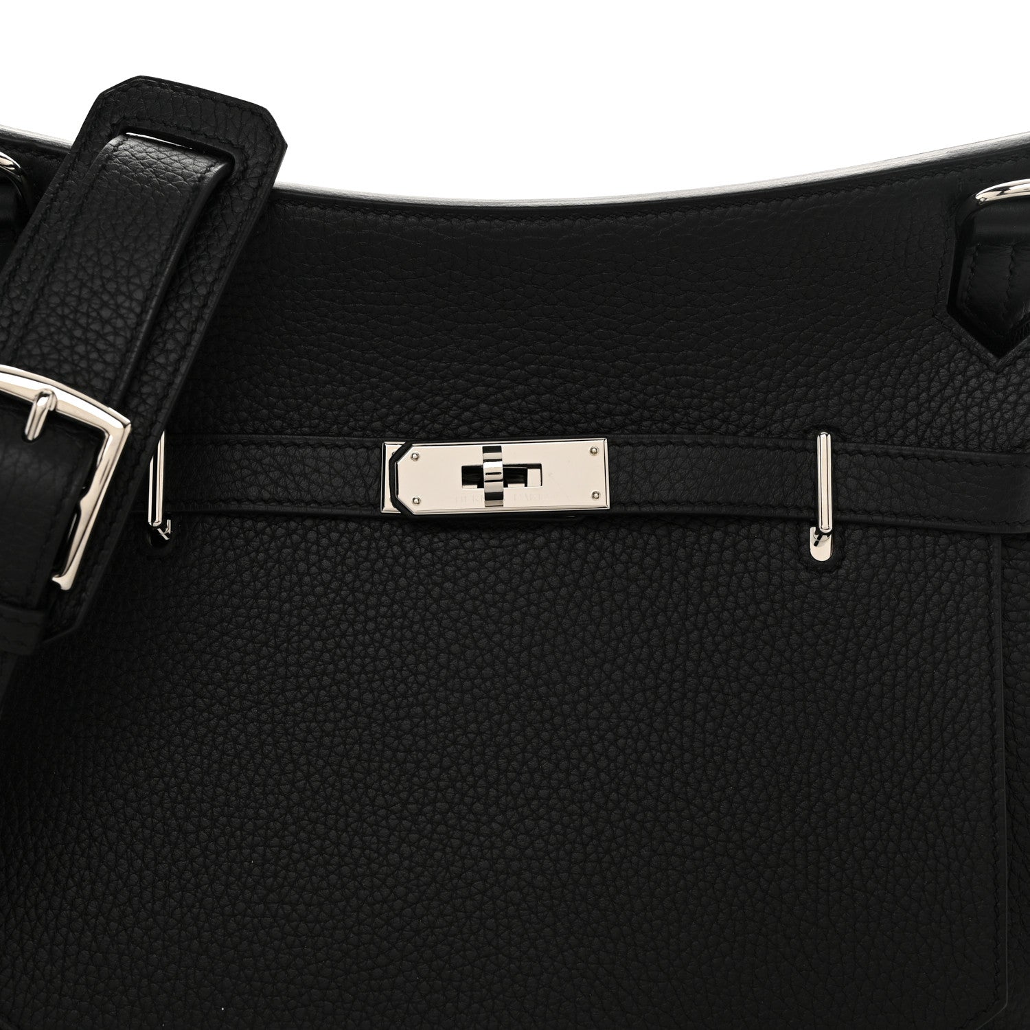 Hermes Taurillon Clemence Jypsiere 28 Black 8 of 10