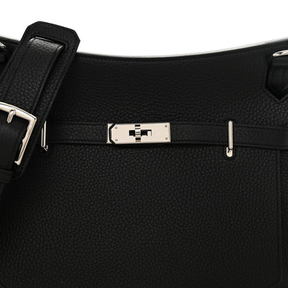 Hermes Taurillon Clemence Jypsiere 28 Black 8 of 10