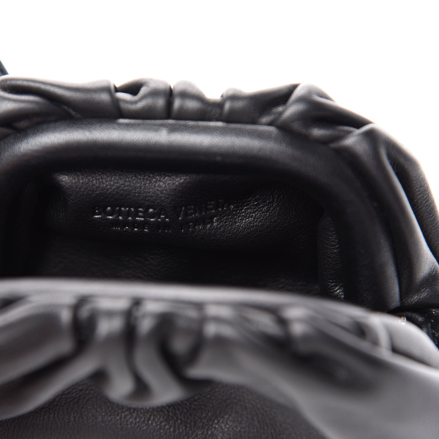 Bottega Veneta Butter Calfskin Coin Purse Black 6 of 7