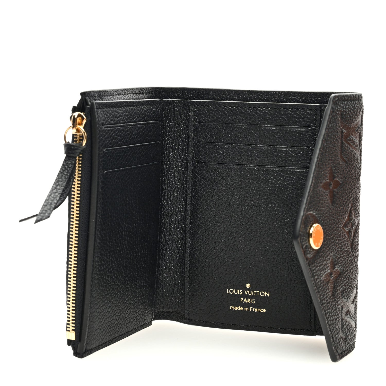 Louis Vuitton Empreinte Victorine Wallet Black 5 of 7