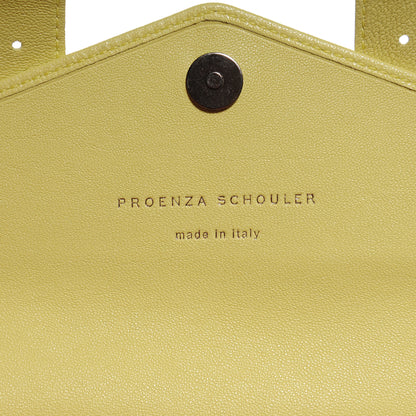 Proenza Schouler Leather PS1 Continental Wallet Lemon 6 of 7