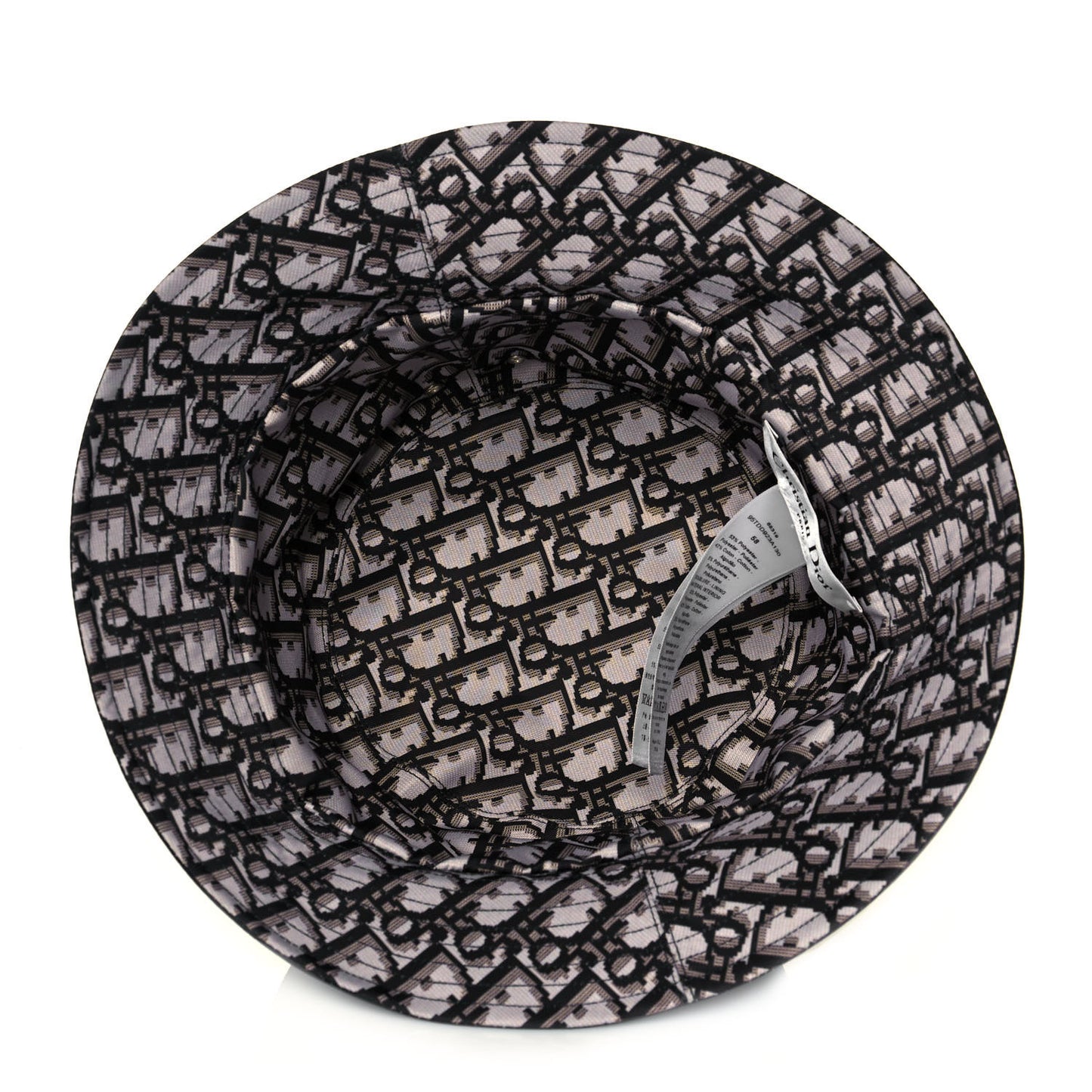 Oblique Reversible Teddy-D Brim Bucket Hat 58 Black
