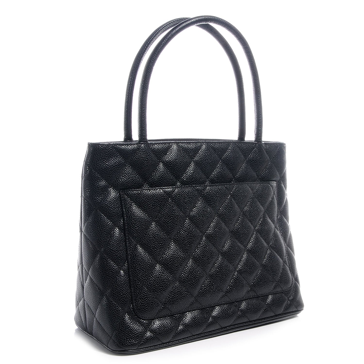 Chanel Caviar Medallion Tote Black 3 of 7