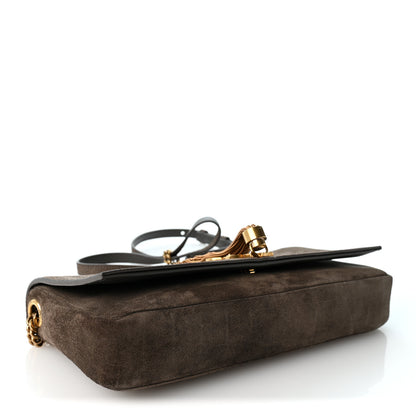Saint Laurent Suede Monogram Tassel Kate 99 Pebble 3 of 10