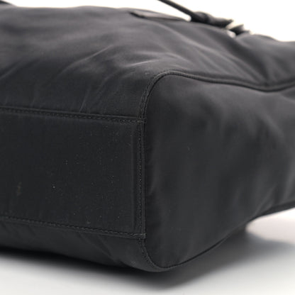 Prada Nylon Tessuto Acciaio Chain Shoulder Bag Black 10 of 12