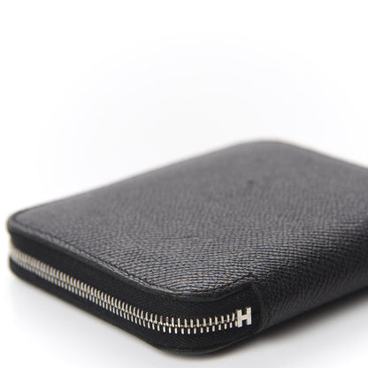 Hermes Epsom Silk'in Compact Wallet Black 5 of 7