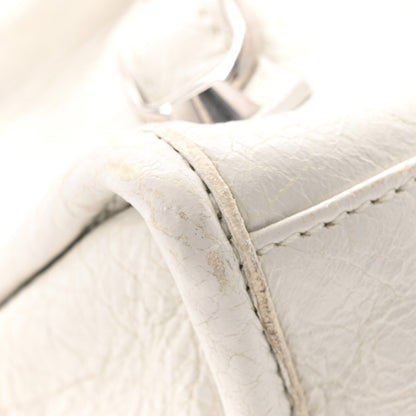Balenciaga Agneau Arena Silver Hardware Small Le City Optic White 11 of 14