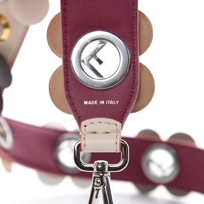 Fendi Calfskin F is Studded Flower Strap You Camelia 4 of 5