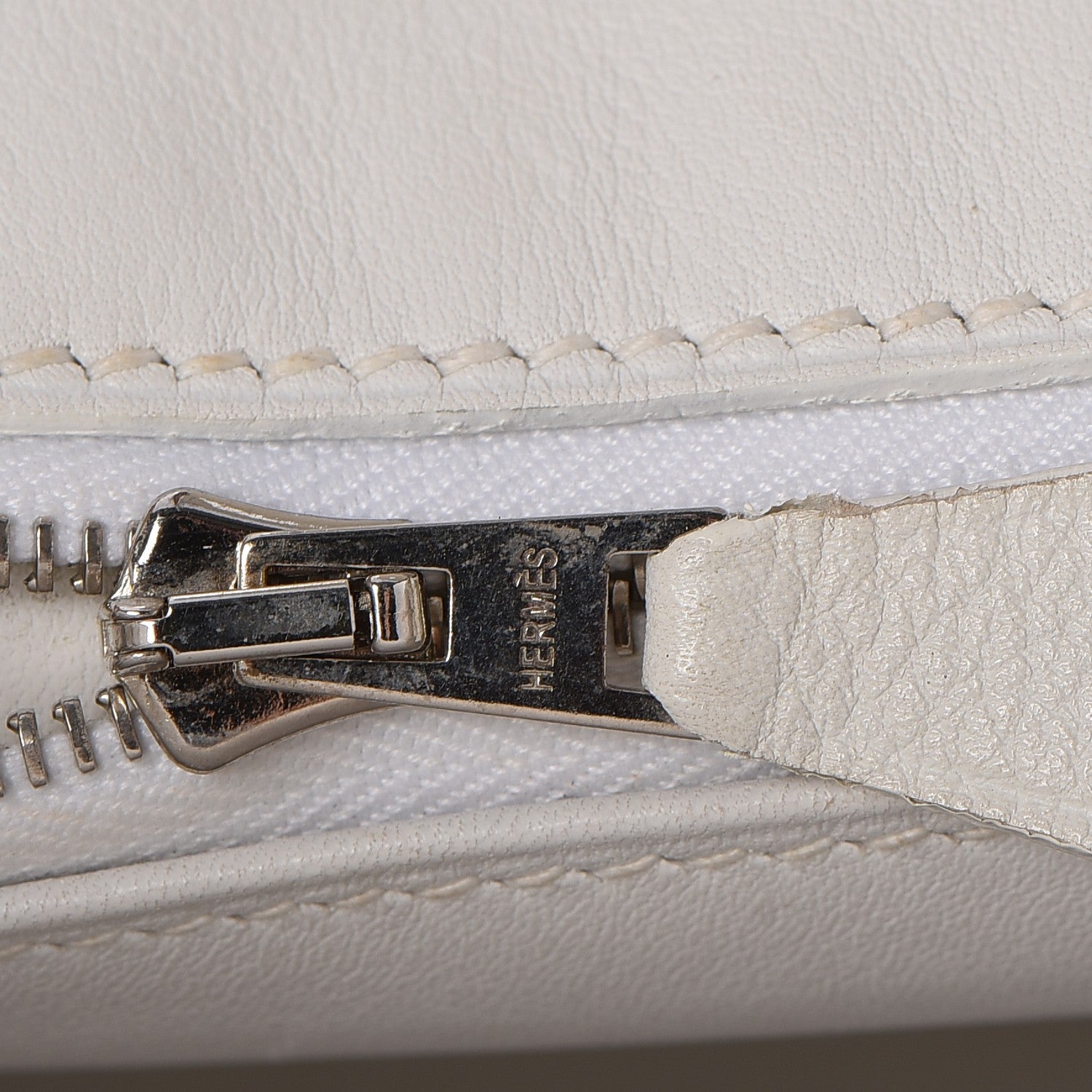 Hermes Swift Birkin 30 White 9 of 14