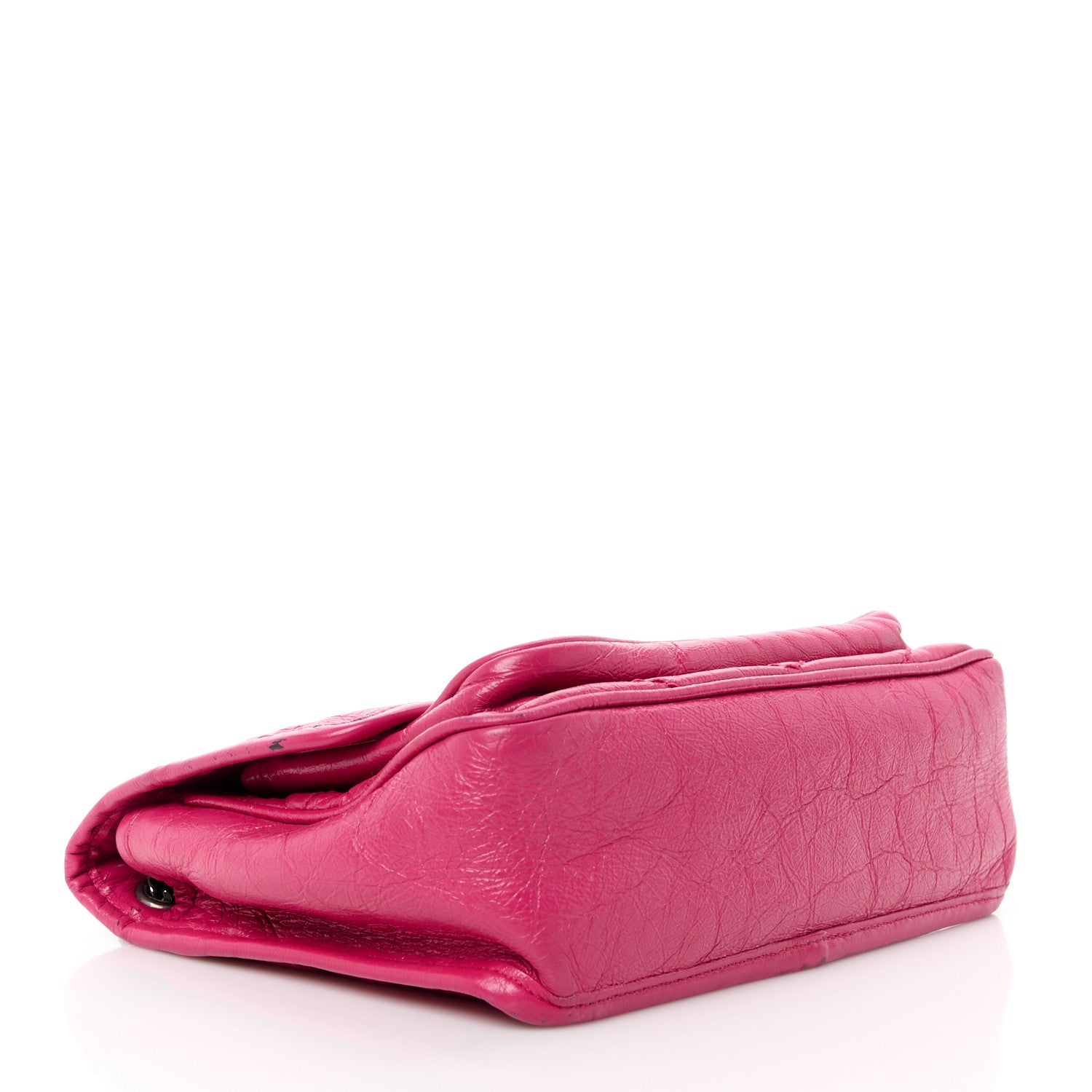 Saint Laurent Crinkled Calfskin Matelasse Monogram Baby Niki Chain Satchel Freesia 4 of 13