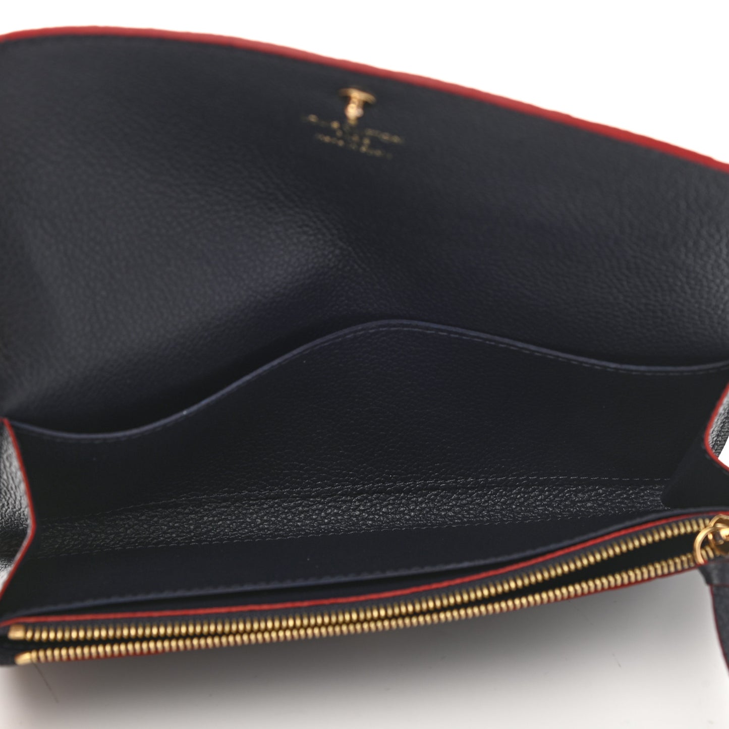 Empreinte Emilie Wallet Marine Rouge