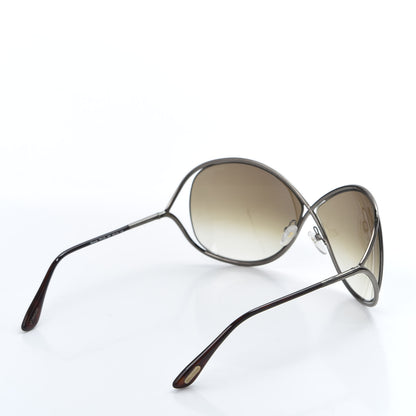 Tom Ford Miranda Crossover Sunglasses TF130 Shiny Bronze 4 of 8