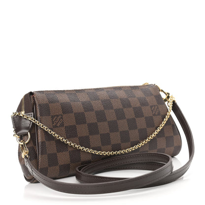 Louis Vuitton Damier Ebene Eva Clutch 3 of 10