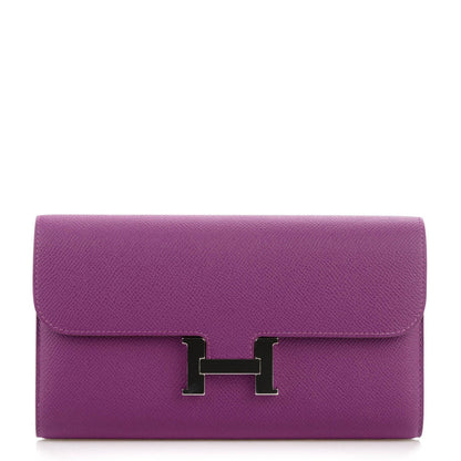 Hermes Epsom Constance Long Wallet Anemone 1 of 9