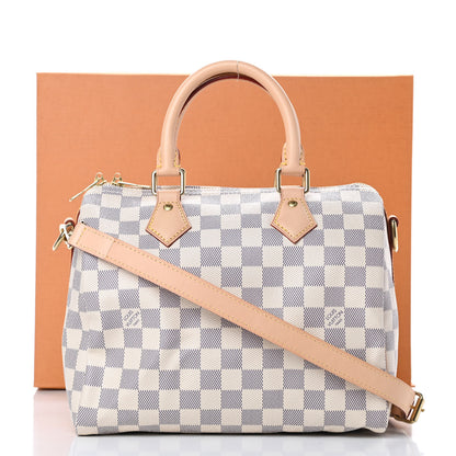 Louis Vuitton Damier Azur Speedy Bandouliere 25 13 of 13