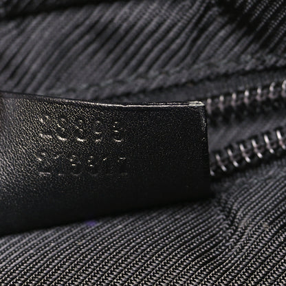 Gucci Denim Monogram Tote Bag Black 7 of 11