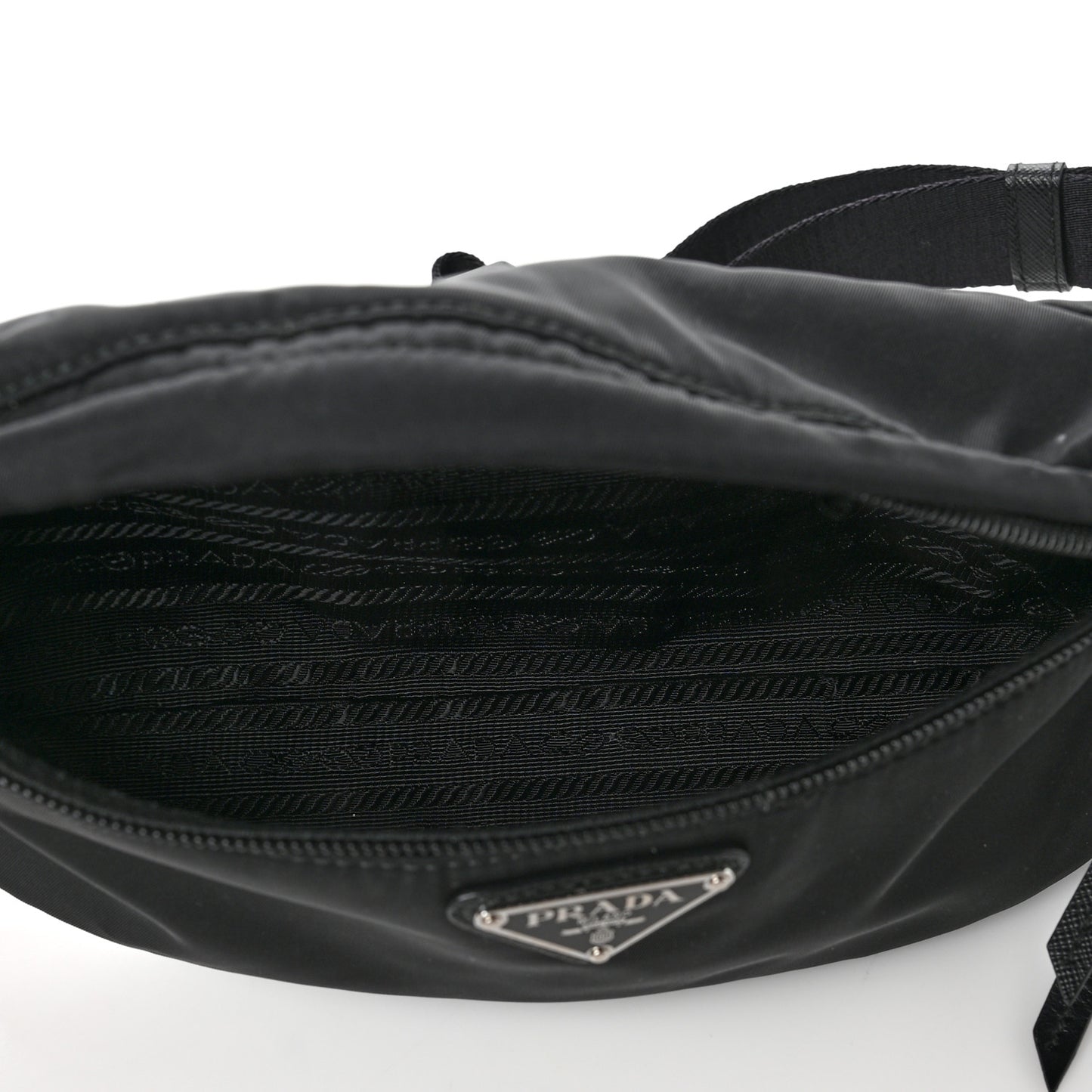 Tessuto Nylon Montagna Belt Bag Black