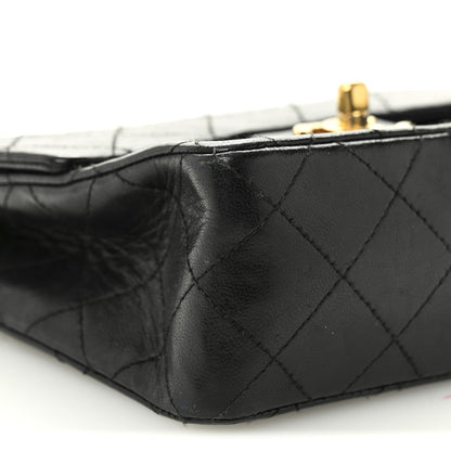 Chanel Lambskin Quilted Mini Square Flap Bag Black 9 of 15