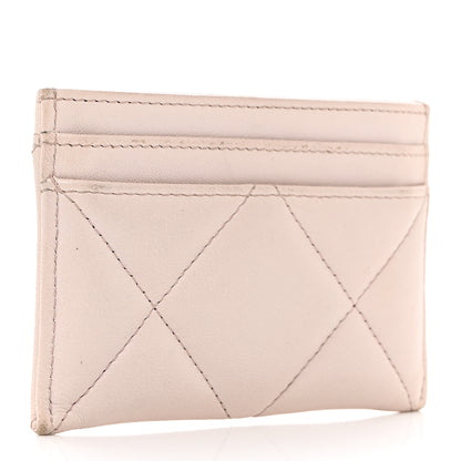 Chanel Lambskin Quilted Chanel 19 Card Holder Light Pink 3 of 12
