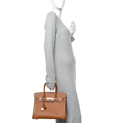 Hermes Epsom Birkin 30 Gold 2 of 11