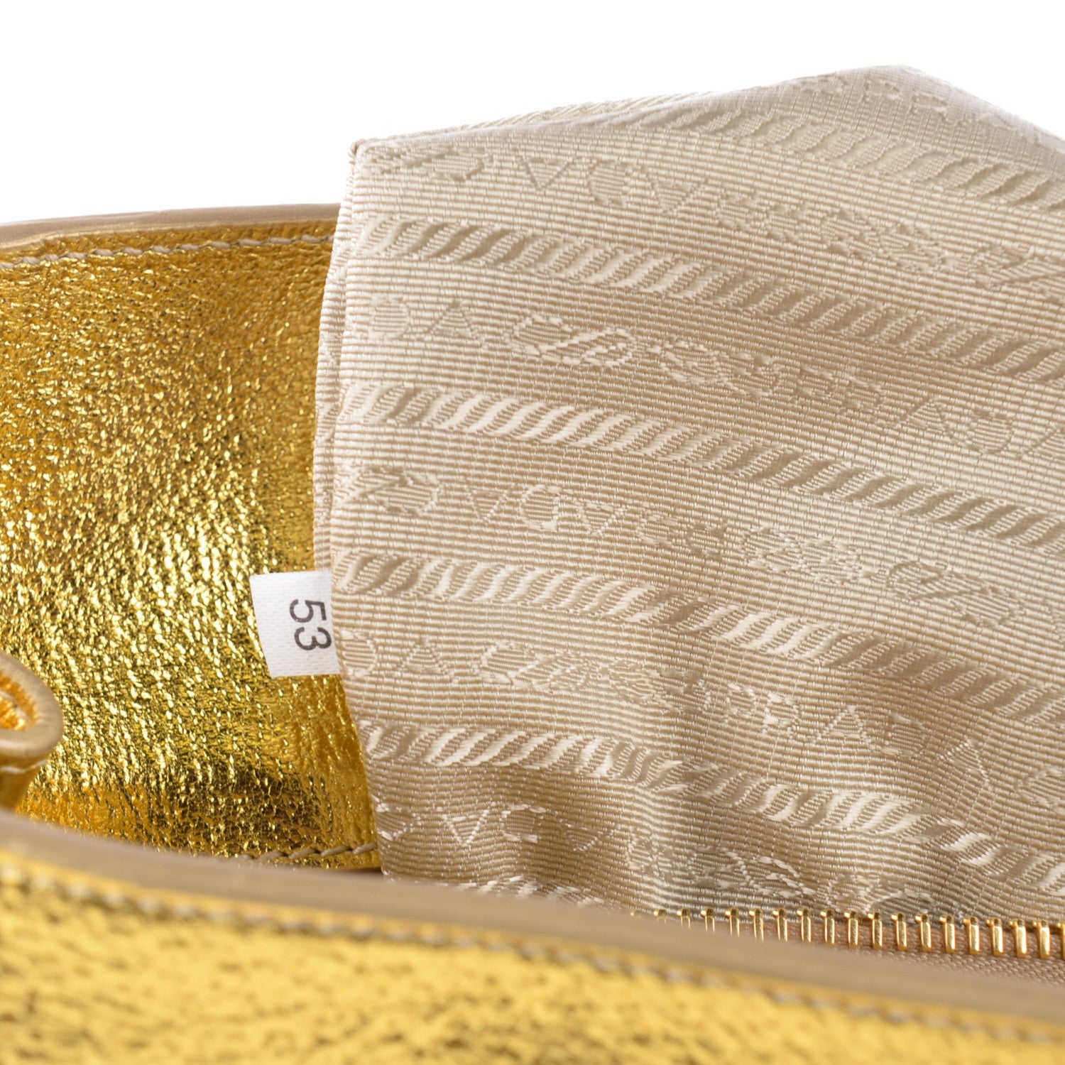 Prada Paglia Cinghiale Tote Naturale Oro 8 of 9