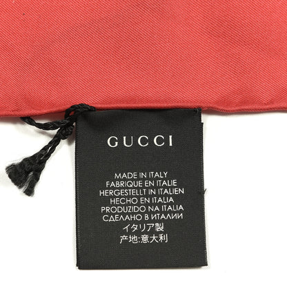 Gucci Silk Gucci Multiworld Square Scarf Black Multicolor 2 of 3