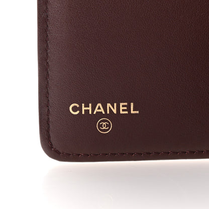 Chanel Caviar Quilted Yen Wallet Black 6 of 9
