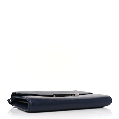 Hermes Evercolor Constance Wallet To Go Bleu De Prusse 4 of 8