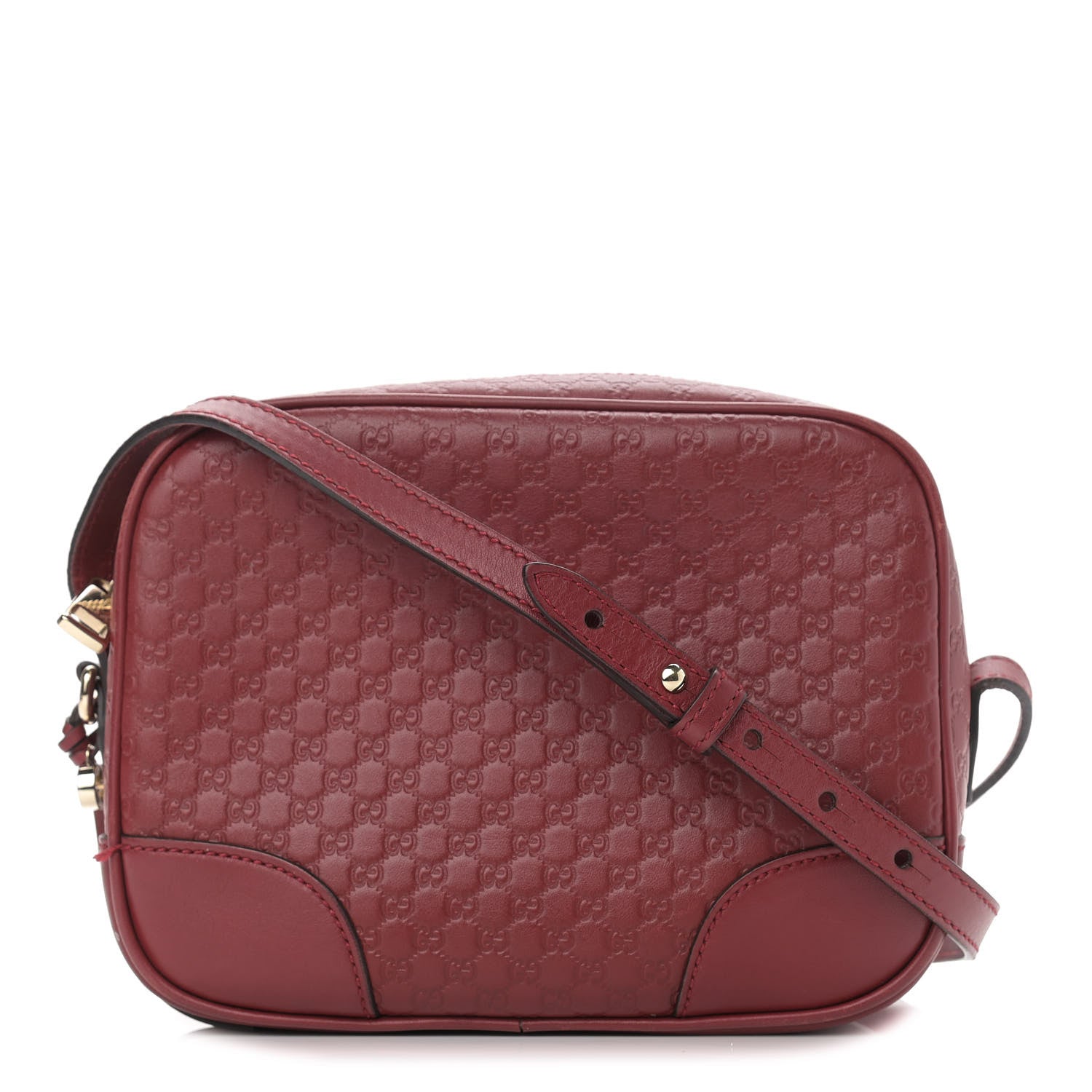Gucci Microguccissima Mini Bree Messenger Bag Red 1 of 13