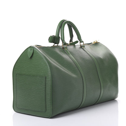 Louis Vuitton Epi Keepall 50 Borneo 2 of 11