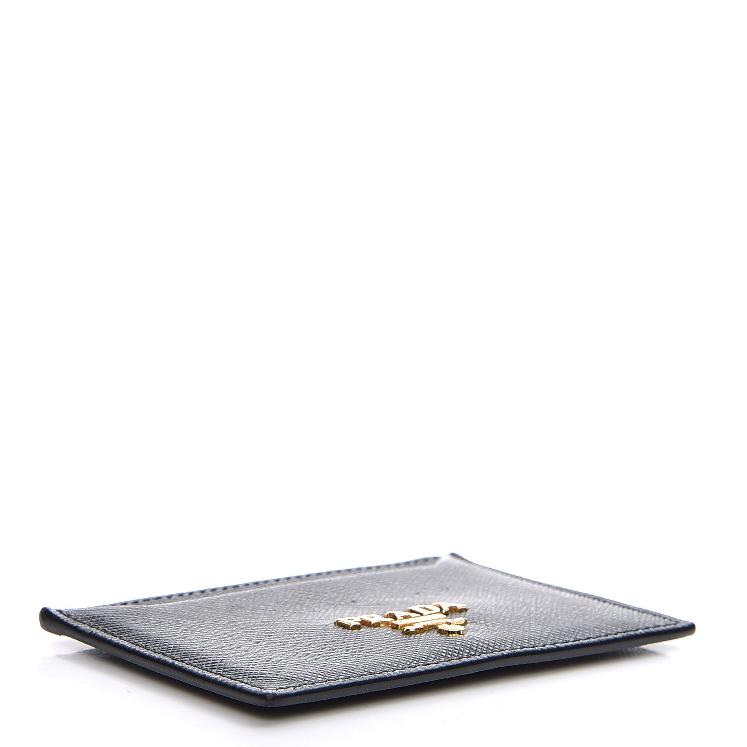 Prada Saffiano Metal Card Case Black 4 of 6