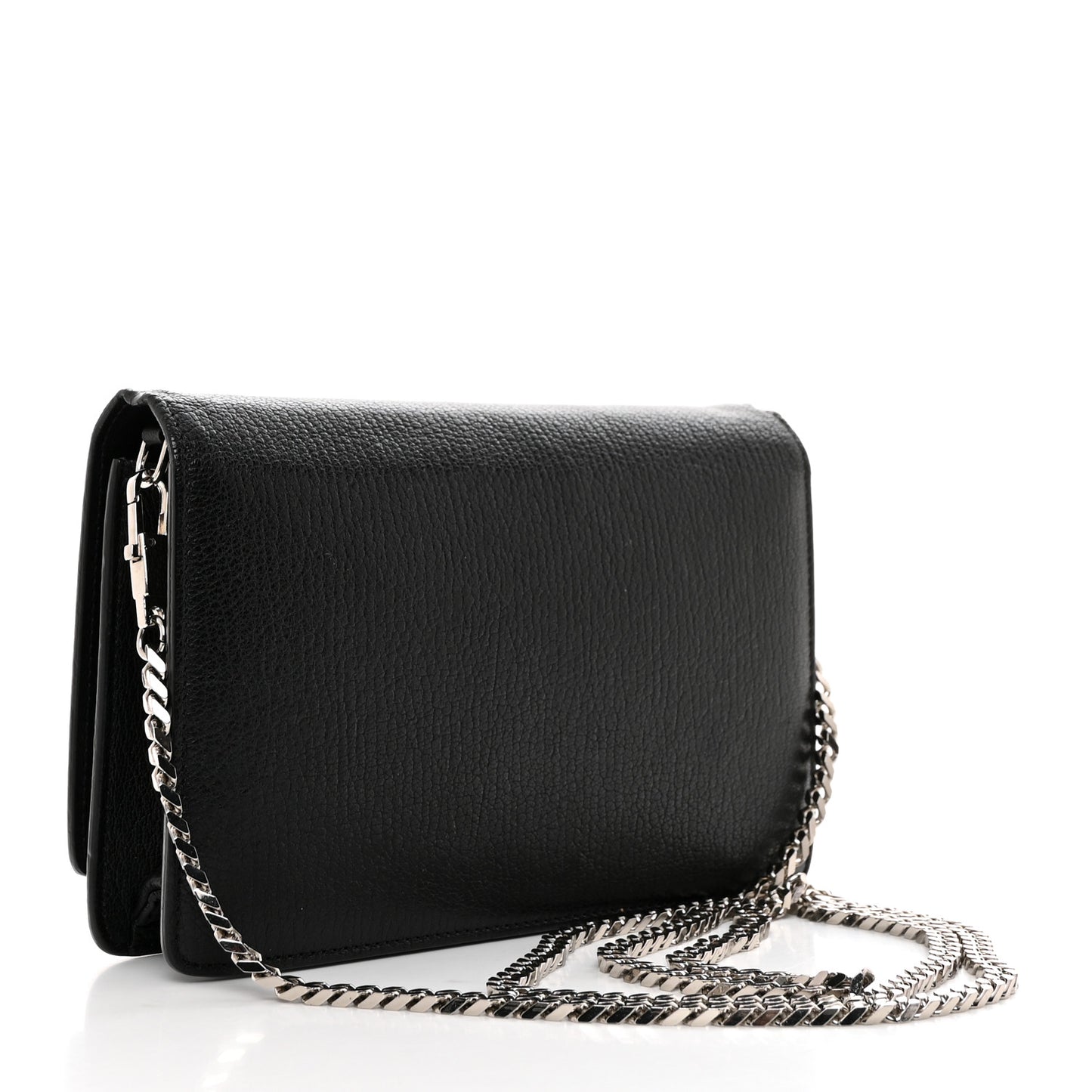 Sugar Goatskin Pandora Chain Wallet Black